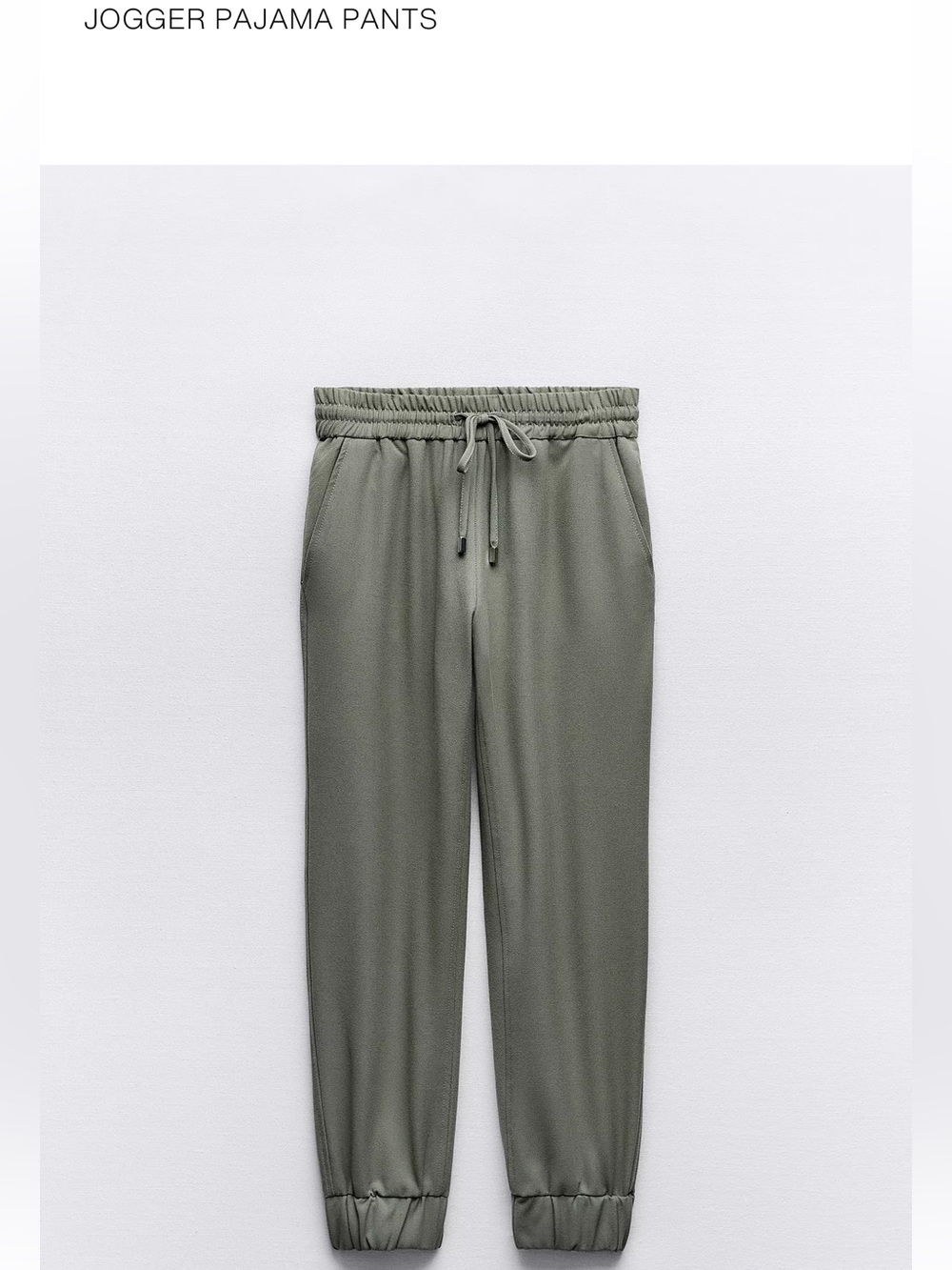 Zara Jogger Pajama Pants S